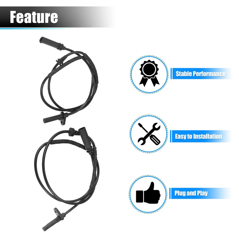 BMW X6 3.0L ABS Wheel Speed Sensor (Rear Left/Right)