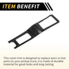 Jeep Wrangler JL JLU (2018-2024) Black Trim 4WD Gear Shift Panel Cover