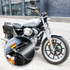 Make Model Pair Motorcycle Saddlebag Side Tool Bags Waterproof Faux Leather