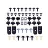 50pcs Car Engine Fender Bumper Panel Fastener Clips