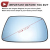 Jeep Grand Cherokee Heated Right Passenger Side Mirror Glass
