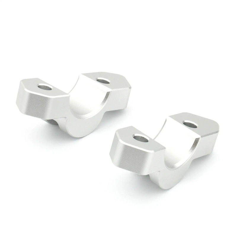 BMW R1300GS 15mm Silver Aluminum Handlebar Risers (2023-2024)