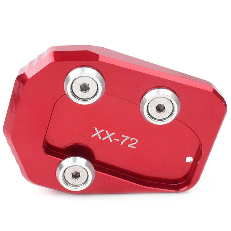 Yamaha MT-09 Red Sidestand Kickstand Extension Pad (2013-2016)
