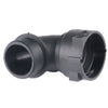 Unknown Vehicle 2x Upper Radiator Coolant Hose Plastic BLK