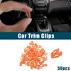 Ford Dodge Orange 50 Pcs Interior Trim Retainer Clips
