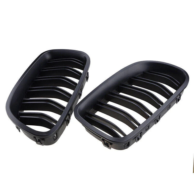 BMW 5 Series F10 F11 F18 M Sport Matte Black Front Kidney Grille (2010-2016)