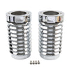 Harley Tour Road Street Tri Glide FLHR Chrome Retro Fork Boot Slider Covers