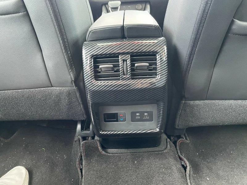 Nissan Rogue Carbon Fiber Back Row Air Vent Panel Cover Trim (2021-2023)