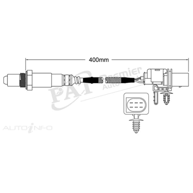 Kia Grand Carnival VQ 2.2L 4cyl D4HB Pre-Cat O2 Sensor (2011 - 2015)