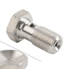 AN-3 Car Brake Adaptor Stainless Steel Banjo Bolt 3/8x24 Fitting