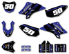 Yamaha TTR 50 Custom Graphics Blue Sticker Kit Decals (2006-2023)