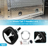 Trailer Ute Toolbox 1x Chrome Whale Tail T Handle Lock (AU)
