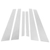 BMW 5-Series (1997 - 2003) Chrome Silver 6 Pcs Door Pillar Window Trim