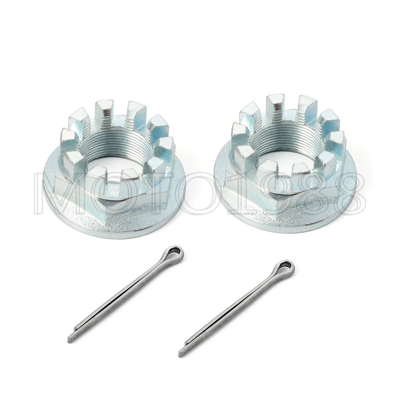 Honda TRX350 Rancher 350 2000-2006 Set of 2 Rear Axle Nuts W/Pin