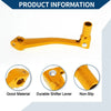 Bosuer 125 Gold Tone Folding Motorcycle Gear Shifter Lever