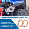 Yamaha Rhino YXR660F 4X4 2 x Exhaust Muffler Pipe Gaskets (2004–2007)