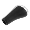 BMW X1 E84 Faux Leather Black Silver Tone 6 Speed Manual Shift Knob