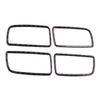 Chevy Camaro 4x Carbon Fiber Volt Meter Oil Temp Covers (2010-2015)