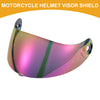 X-803 Resin Purple Gold Tone Visor Shield 3Snap
