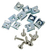Fastening - Clamping Nuts for Various Uses 200 x U-Clips Sheet Metal Nuts