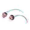 Brake Signal Light Wiring Harness & Socket 2 x 7441 7443 7444 T20 LED Bulbs