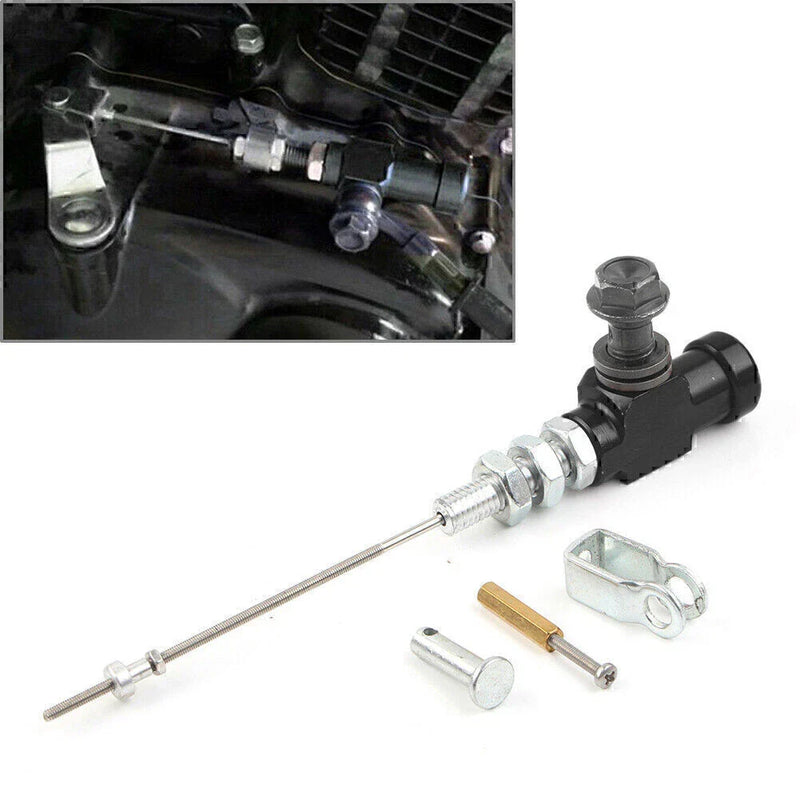 Motorcycle - Black Hydraulic Clutch Cable & Brake Pump Cylinder