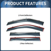Jeep Compass Window Deflectors 1 Set (2017-2024)