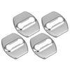 Kia GT 4 x Silver Stainless Steel Door Lock Protector Covers