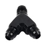 Car 6AN AN6 Black Fuel Block Flare Union Fitting Adapter