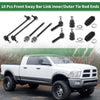 Dodge Caravan 10 x Front Suspension Kit Tie Rod Ends & Sway Bar Links (01-07)