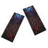 Car Honeycomb Print Door Window Center B-Pillar Covers