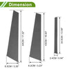 BMW 5-Series Carbon Fiber 6 x Door Pillar Window Trim (2011-2017)