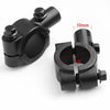 22mm 7 / 8" Handlebar Custom Mirrors Black 10mm Clamp On Mount Adapter