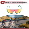 1 x Pcs Motorcycle Riding Goggles Red White Green Frame Cycling Sunglasses
