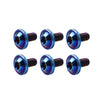 Bike Motorcycle 6 x M5x30mm Titanium Alloy Torx Head Bolts
