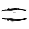 BMW 3 Series E90 E91 Gloss Black Headlight Eyelid Trim (2009-2012)