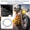 Brake Line 66.93in 10mm Motorcycle Hydraulic Line Oil Hose Stainless Steel