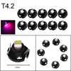 10 x Pink T4 T4.2 Neo Wedge 1-SMD LED Dash & Climate Bulbs