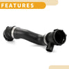 BMW 5 Series (2002-2010) Rubber Black Radiator Hose