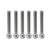 Motorcycle Bike 6pcs M10x60mm Titanium Torx Head Flange Screws