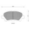Toyota Kluger Rear Disc Brake Pad Set (2007–2014)