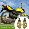 Motorcycle FootPegs 5.1" Rear Foot Pegs Gold Tone 1 pair