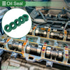 Make Model Oil Seal / 6x12x6mm / TPU Rotary Shaft Seal Green 5 Pcs