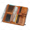 Women - Card Cash Coin Holder Leather Phone Wallet Clutch Purse