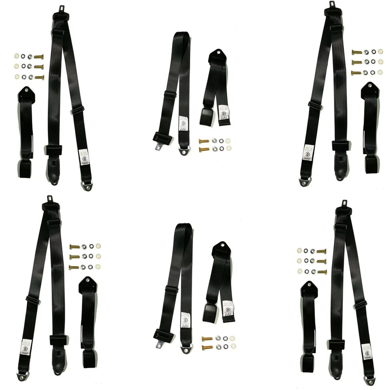 HJ HX HZ Sedan Wagon Panel Van Utility Complete Seat Belt Kit (1974-1980)