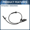 Dodge Dart Sedan ABS Wheel Speed Sensor (2013)
