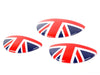Mini Cooper S R50 R52 R53 Red Flag Interior Door Handle Cover (2001-2008)