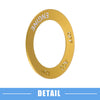 Dodge Charger Challenger Aluminum Gold Tone Engine Start Button Sticker