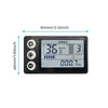 Electric Bike S866 24V / 36V / 48V Waterproof Plug LCD Display