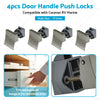 Caravan RV Marine Latch Knob 4 x Square Handle Push Locks